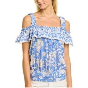 Jennifer Grace floral off shoulder top NWT M